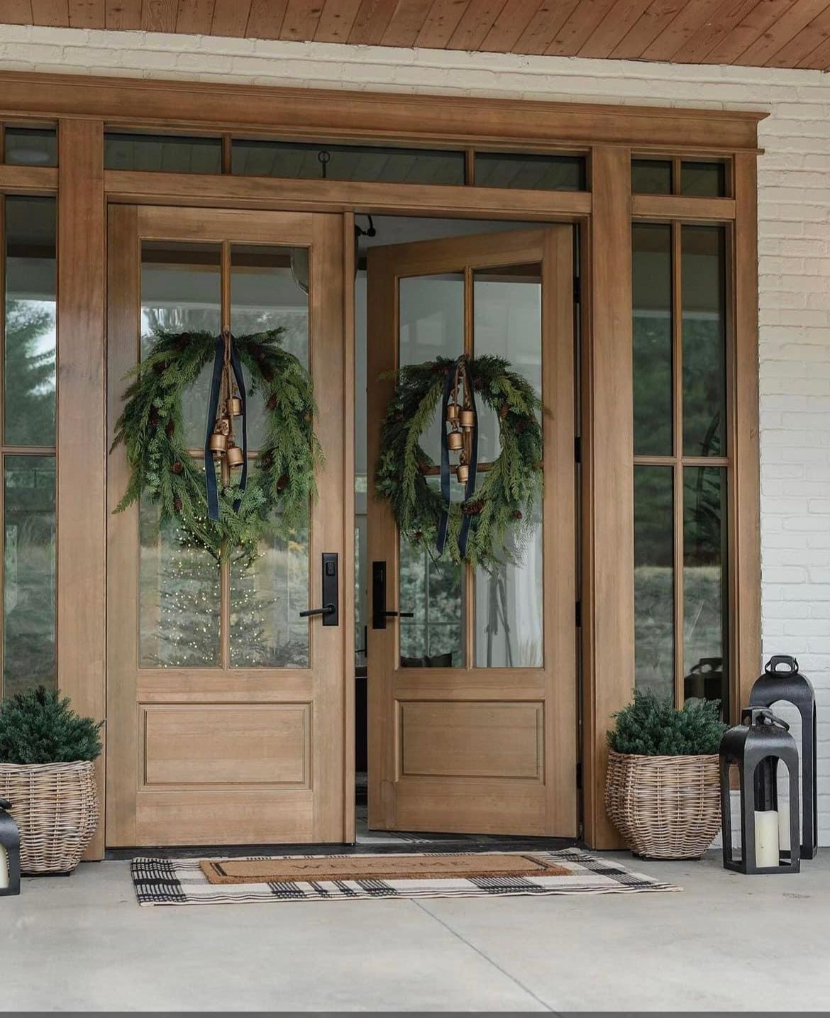 rustic farmhosue front door
